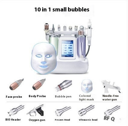 Beauty Instrument Cleaner Face Oxygen Injection Skin Spray Beauty Salon Mesotherapy Color Light Mask Beauty Instrument